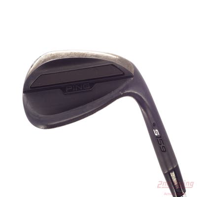 Ping s159 Midnight Wedge Lob LW 58° 14 Deg Bounce W Grind Stock Steel Shaft Steel Wedge Flex Right Handed Black Dot 35.0in