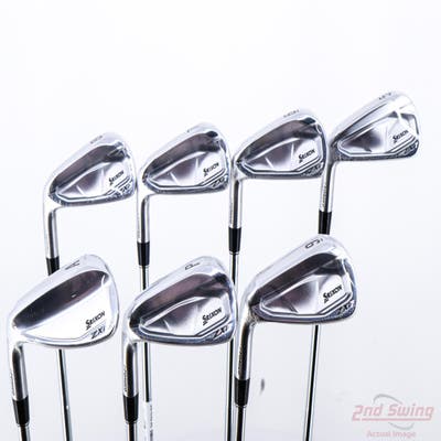Mint Srixon ZXi7 Iron Set 5-PW AW True Temper Dynamic Gold Mid 115 S300 Steel Stiff Left Handed +1"