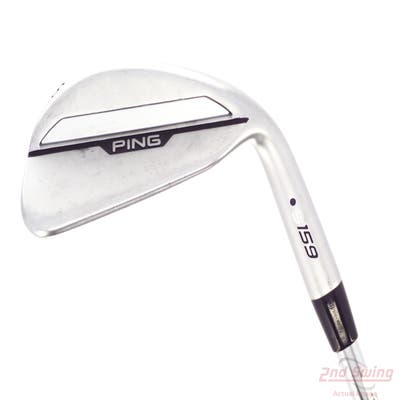 Ping s159 Chrome Wedge Sand SW 56° 10 Deg Bounce E Grind Ping Z-Z115 Steel Wedge Flex Right Handed Black Dot 35.5in