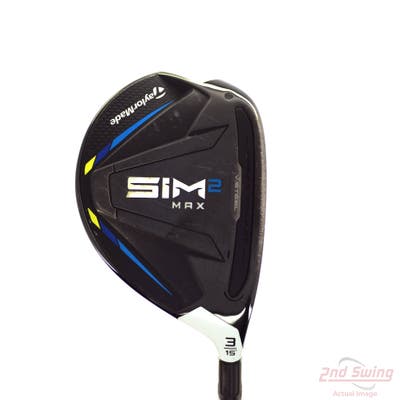 TaylorMade SIM2 MAX Fairway Wood 3 Wood 3W 15° Fujikura Ventus Blue 6 Graphite Stiff Right Handed 43.25in