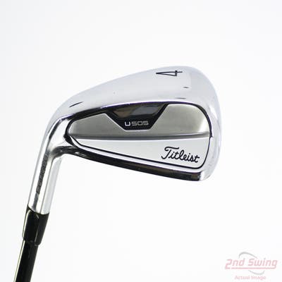 Titleist U-505 Utility Iron 4 Utility Project X HZRDUS Smoke Black RDX 80 Graphite Stiff Left Handed 39.25in