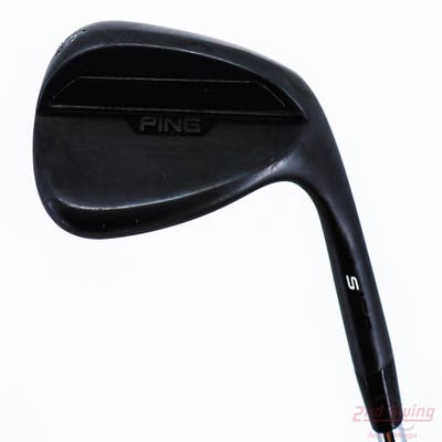 Ping s159 Midnight Wedge Sand SW 56° 12 Deg Bounce S Grind Ping Z-Z115 Steel Wedge Flex Right Handed Black Dot 35.5in
