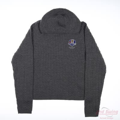 New W/ Logo Ryder Cup Womens Ralph Lauren Hoodie X-Large XL Gray MSRP $328