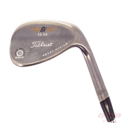 Titleist Vokey Spin Milled SM4 Black Wedge Sand SW 56° 8 Deg Bounce Titleist Vokey BV Steel Wedge Flex Right Handed 35.5in