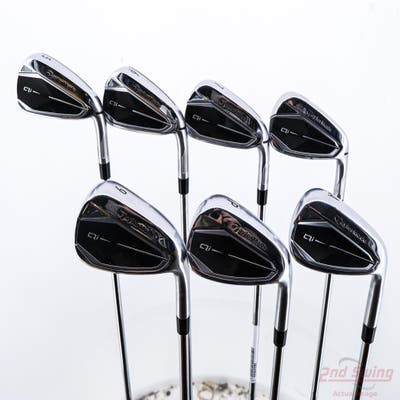 Mint TaylorMade Qi Iron Set 5-PW AW FST KBS MAX 85 MT Steel Regular Right Handed -1/4"