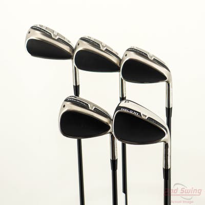 Mint Cleveland HALO XL Full-Face Iron Set 6-PW UST Mamiya Helium Black Nanocore 60i Graphite Regular Right Handed +1/4"