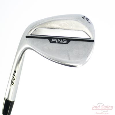 Ping s159 Chrome Wedge Lob LW 58° 8 Deg Bounce B Grind Ping Z-Z115 Steel Wedge Flex Left Handed Black Dot 35.25in
