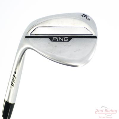 Ping s159 Chrome Wedge Lob LW 58° 8 Deg Bounce H Grind Ping Z-Z115 Steel Wedge Flex Left Handed Black Dot 35.25in