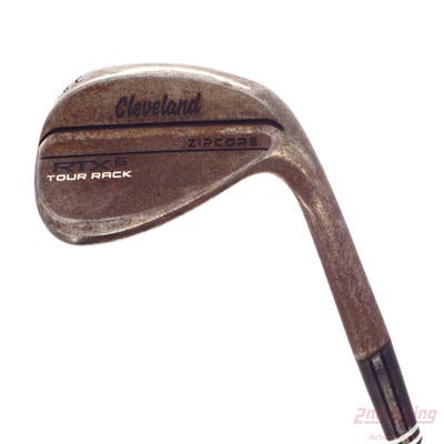Cleveland RTX 6 ZipCore Tour Rack Raw Wedge Sand SW 54° 10 Deg Bounce Mid Aerotech SteelFiber i110cw Steel Stiff Right Handed 36.75in
