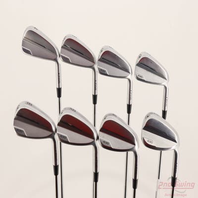 Ping i530 Iron Set 4-PW GW True Temper Dynamic Gold Mid S300 Tour Issue Steel Stiff Right Handed Black Dot +1/4"
