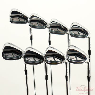 Ping G730 Iron Set 5-PW AW GW True Temper Dynamic Gold Mid 100 R300 Steel Regular Right Handed Black Dot +1/4"