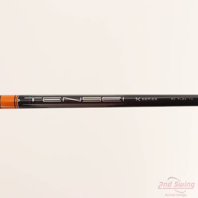 Used W/ Titleist Adapter Mitsubishi Golf Tensei 1K Orange 60 Driver Shaft Tour X-Stiff 43.75in