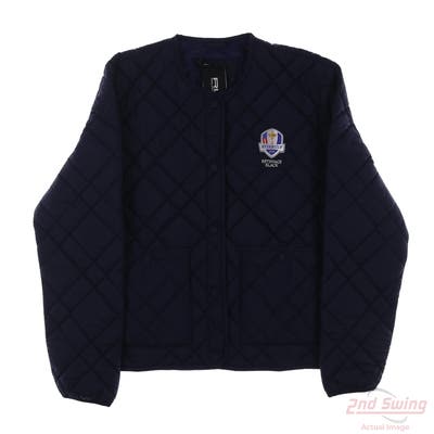 New W/ Logo Ryder Cup Womens Ralph Lauren Jacket Large L Navy Blue MSRP $328
