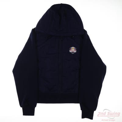 New W/ Logo Ryder Cup Womens Ralph Lauren Jacket Medium M Navy Blue MSRP $278