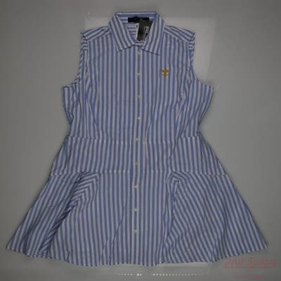 New W/ Logo Ryder Cup Womens Ralph Lauren Dress Medium M White MSRP $228