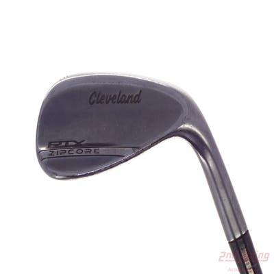 Cleveland RTX ZipCore Black Satin Wedge Sand SW 56° 12 Deg Bounce Full True Temper Dynamic Gold Spinner Tour Issue Steel Wedge Flex Right Handed 35.25in