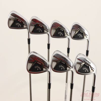 Callaway Apex DCB 21 Iron Set 5-PW AW Aerotech SteelFiber i95 Graphite Stiff Right Handed STD