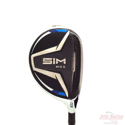 TaylorMade SIM MAX Fairway Wood 5 Wood 5W 18° Fujikura Ventus Blue 5 FW Graphite Senior Right Handed 41.5in