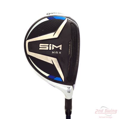 TaylorMade SIM MAX Fairway Wood 3 Wood 3W 15° Fujikura Ventus Blue 5 FW Graphite Senior Right Handed 42.5in