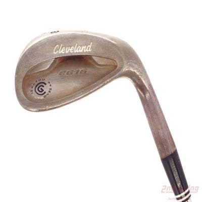 Cleveland CG16 Chrome Zip Groove Wedge Lob LW 58° 8 Deg Bounce True Temper Dynamic Gold Steel Wedge Flex Right Handed 35.25in