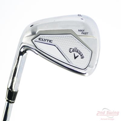 Callaway Elyte Max Fast Single Iron Pitching Wedge PW Stock Steel Shaft Steel Regular Left Handed 36.25in
