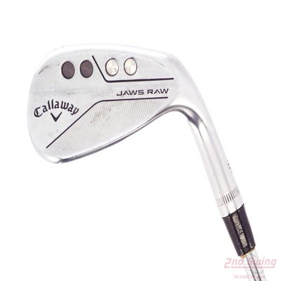 Callaway Jaws Raw Chrome Wedge Gap GW 50° 10 Deg Bounce S Grind FST KBS Tour-V Steel Wedge Flex Right Handed 37.25in