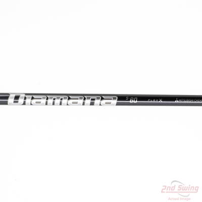 Used W/ TaylorMade RH Adapter Mitsubishi Golf 2023 Diamana S+ 60 Driver Shaft X-Stiff 44.25in