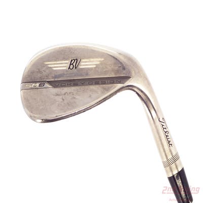 Titleist Vokey SM8 Brushed Steel Wedge Lob LW 58° 14 Deg Bounce K Grind Mitsubishi Fubuki MV-Series 50 Graphite Senior Right Handed 35.25in