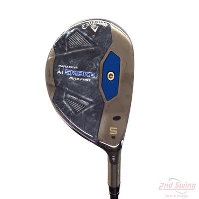 Mint Callaway Paradym Ai Smoke Max Fast Fairway Wood 5 Wood 5W 19° Mitsubishi Tensei Blue/Silver 40 Graphite Senior Right Handed 42.75in
