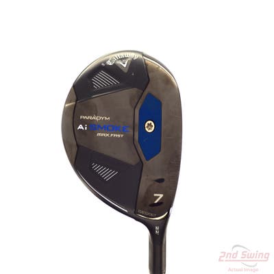 Callaway Paradym Ai Smoke Max Fast Fairway Wood 7 Wood 7W 22° Mitsubishi Tensei Blue/Silver 40 Graphite Senior Right Handed 42.25in