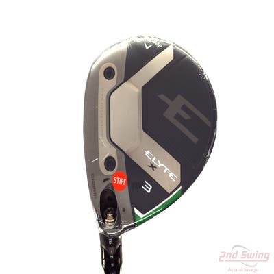 Mint Callaway Elyte X Fairway Wood 3 Wood 3W 15° Project X Denali Charcoal 60 Graphite Stiff Left Handed 43.5in