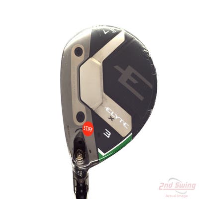 Mint Callaway Elyte X Fairway Wood 3 Wood 3W 15° Project X Denali Charcoal 60 Graphite Stiff Left Handed 43.25in