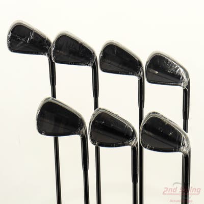 Mint Titleist 2023 T150 Black Iron Set 4-PW Project X LZ Onyx Steel Stiff Right Handed STD