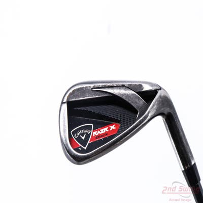 Callaway Razr X Black Single Iron Pitching Wedge PW Callaway Razr X Black Iron Graphite Regular Right Handed 35.5in
