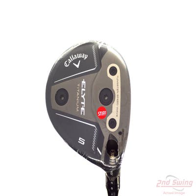 Mint Callaway Elyte Ti Fairway Wood 5 Wood 5W 18° Project X Denali Charcoal 70 Graphite Stiff Right Handed 42.75in