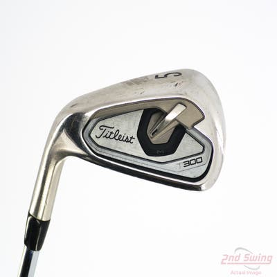Titleist T300 Single Iron 5 Iron True Temper AMT Red S300 Steel Stiff Left Handed 38.0in