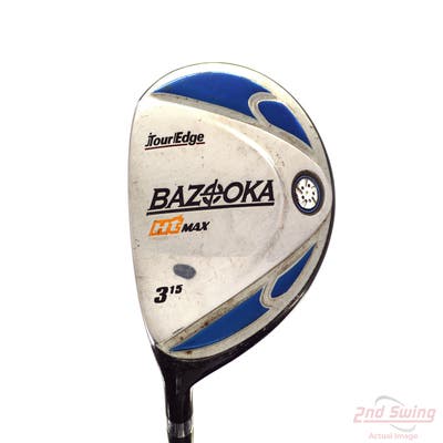 Tour Edge Bazooka HT Max Fairway Wood 3 Wood 3W 15° Stock Graphite Shaft Graphite Ladies Left Handed 43.0in