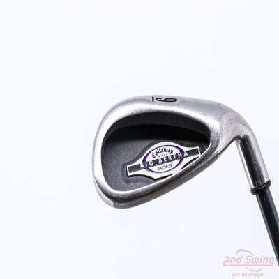 Callaway 2002 Big Bertha Single Iron 9 Iron Callaway RCH 65i Graphite Ladies Right Handed 35.0in