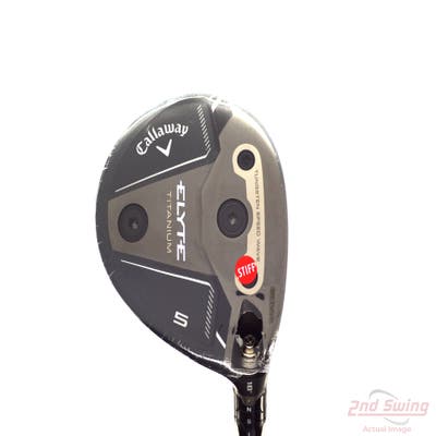 Mint Callaway Elyte Ti Fairway Wood 5 Wood 5W 18° Project X Denali Charcoal 70 Graphite Stiff Right Handed 42.75in