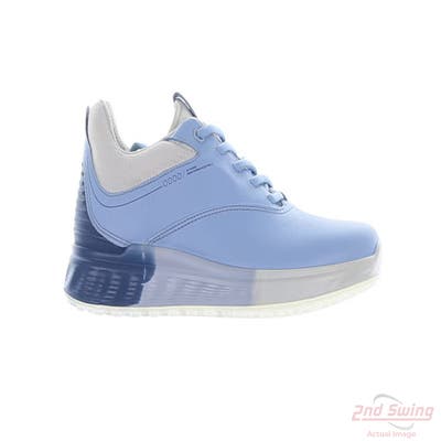 New Womens Golf Shoe Ecco S-Three Spikeless 40 (9-9.5)  Blue MSRP $190 102963