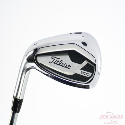 Titleist 2021 T300 Single Iron 8 Iron True Temper AMT Red R300 Steel Regular Left Handed 36.75in