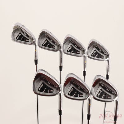 Ping I20 Iron Set 4-PW Ping CFS Steel Stiff Right Handed Yellow Dot STD