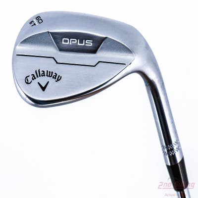Mint Callaway Opus Brushed Chrome Wedge Lob LW 60° 6 Deg Bounce T Grind True Temper Dynamic Gold Mid 115 Wedge Steel Wedge Flex Right Handed 35.0in