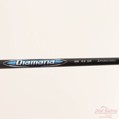Used W/ Ping RH Adapter Mitsubishi Golf Diamana BB 53 Driver Shaft Stiff/Regular 43.5in