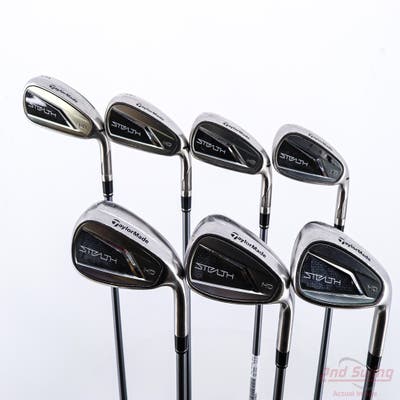 TaylorMade Stealth HD Iron Set 5-PW AW Fujikura Speeder NX Red 50 Graphite Senior Right Handed -1/4"