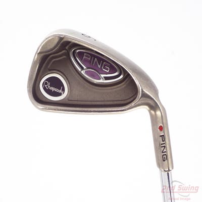 Ping Rhapsody Single Iron 6 Iron Ping AWT Steel Senior Right Handed Red dot 37.5in