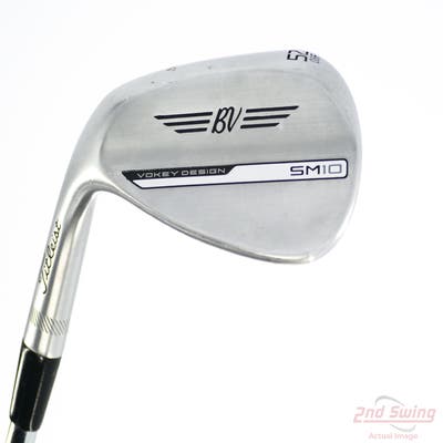 Titleist Vokey SM10 Tour Chrome Wedge Gap GW 52° 8 Deg Bounce F Grind Titleist Vokey BV Steel Wedge Flex Left Handed 35.25in