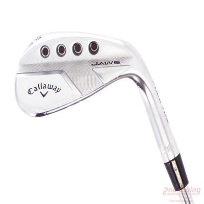 Callaway Jaws Raw Full Toe Chrome Wedge Lob LW 60° 10 Deg Bounce True Temper Dynamic Gold Spinner Tour Issue Steel Wedge Flex Right Handed 35.0in