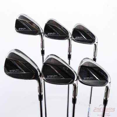 TaylorMade Stealth Iron Set 5-PW FST KBS MAX 85 MT Steel Regular Right Handed -1/4"