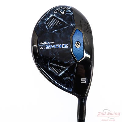 Mint Callaway Paradym Ai Smoke Max Fairway Wood 5 Wood 5W 18° Mitsubishi Tensei AV-XLINK Blue 65 Graphite Stiff Right Handed 42.75in
